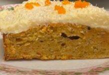 Foto di Benedetta Parodi. Torta di carote americana nella versione di Benedetta Parodi