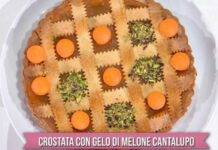 Crostata con gelo di melone cantalupo di Fabio Potenzano | È sempre mezzogiorno Foto di È sempre mezzogiorno. Crostata con gelo di melone cantalupo