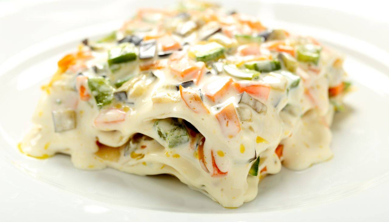Lasagne bianche con verdure. Foto di Ricettasprint