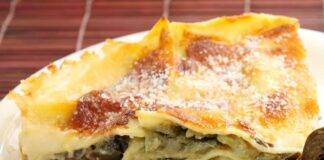 Lasagne carciofi e stracchino. Foto di Ricettaspint