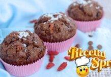 Muffin al cioccolato e bacche di goji