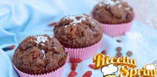 Muffin al cioccolato e bacche di goji