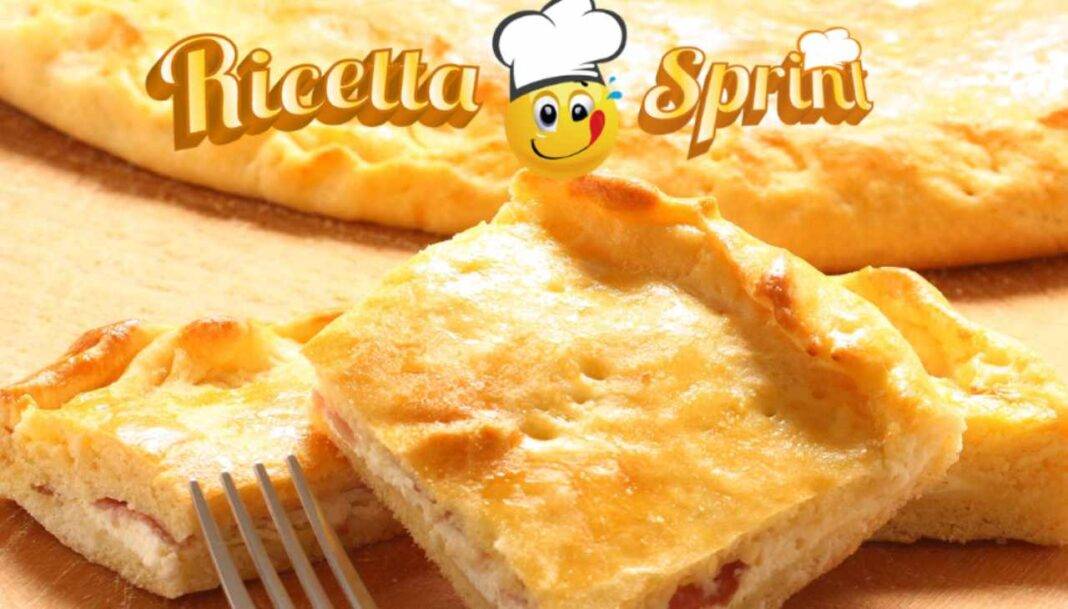 Pizza rustica con mortadella e provola affumicata, una ricetta