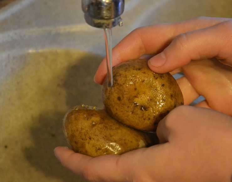 Pollo al forno con patate 