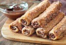 Rotoli dolci fritti dal ripieno cremoso ed avvolgente, sono perfetti in qualsiasi momento della giornata