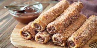 Rotoli dolci fritti dal ripieno cremoso ed avvolgente, sono perfetti in qualsiasi momento della giornata