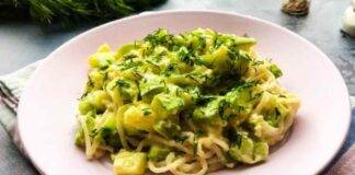 Spaghetti all'insalata con zucchine e patate