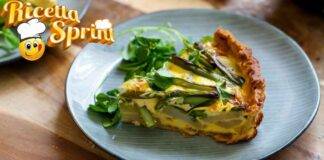 Torta con asparagi selvatici morbida e aromatica, perfetta per una gita fuori porta