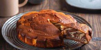 Torta variegata al cacao senza uova la colazione non è mai stata così leggera e golosa