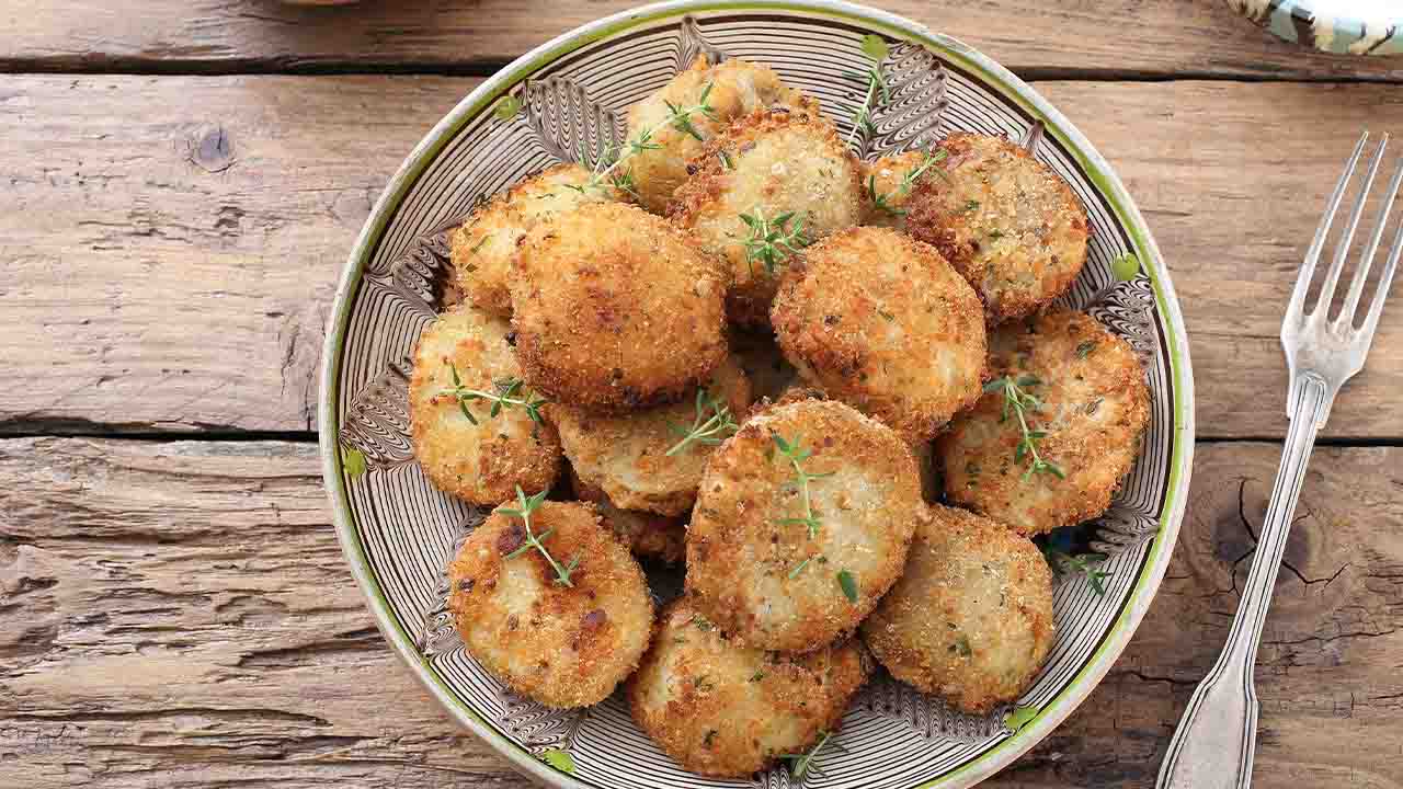 polpette con la ricotta e verdure