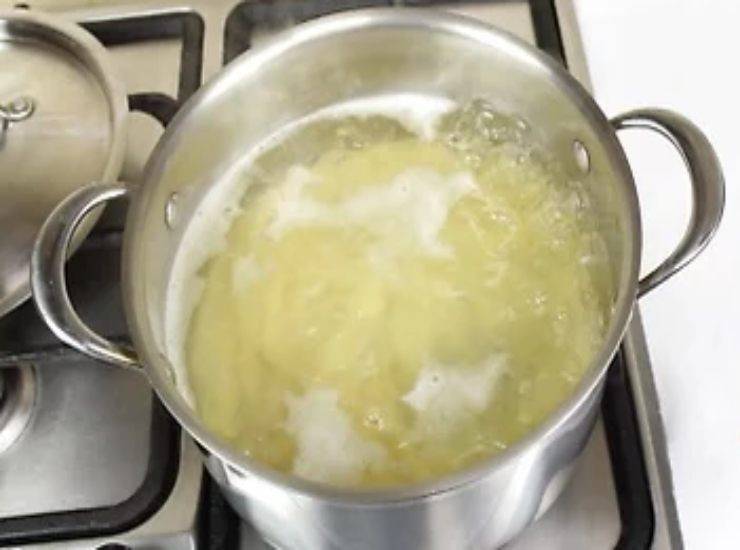drain the prepared pasta