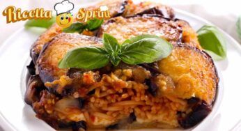 Timballo di melanzane imbottito di pasta, il classico piatto della nonna che fa impazzire tutti