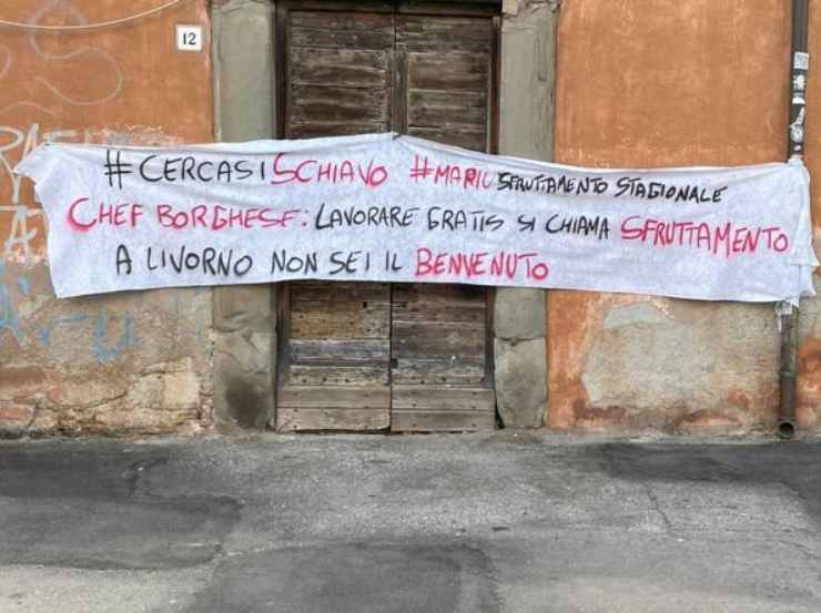 Alessandro Borghese protesta - RicettaSprtint