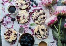 Biscotti avena e mirtilli