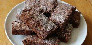 Brownies all'acqua