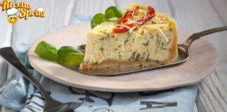 Cheesecake formaggio e rucola un piatto sorprendente e senza cottura!