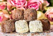 Cioccolatini con cuore al pistacchio