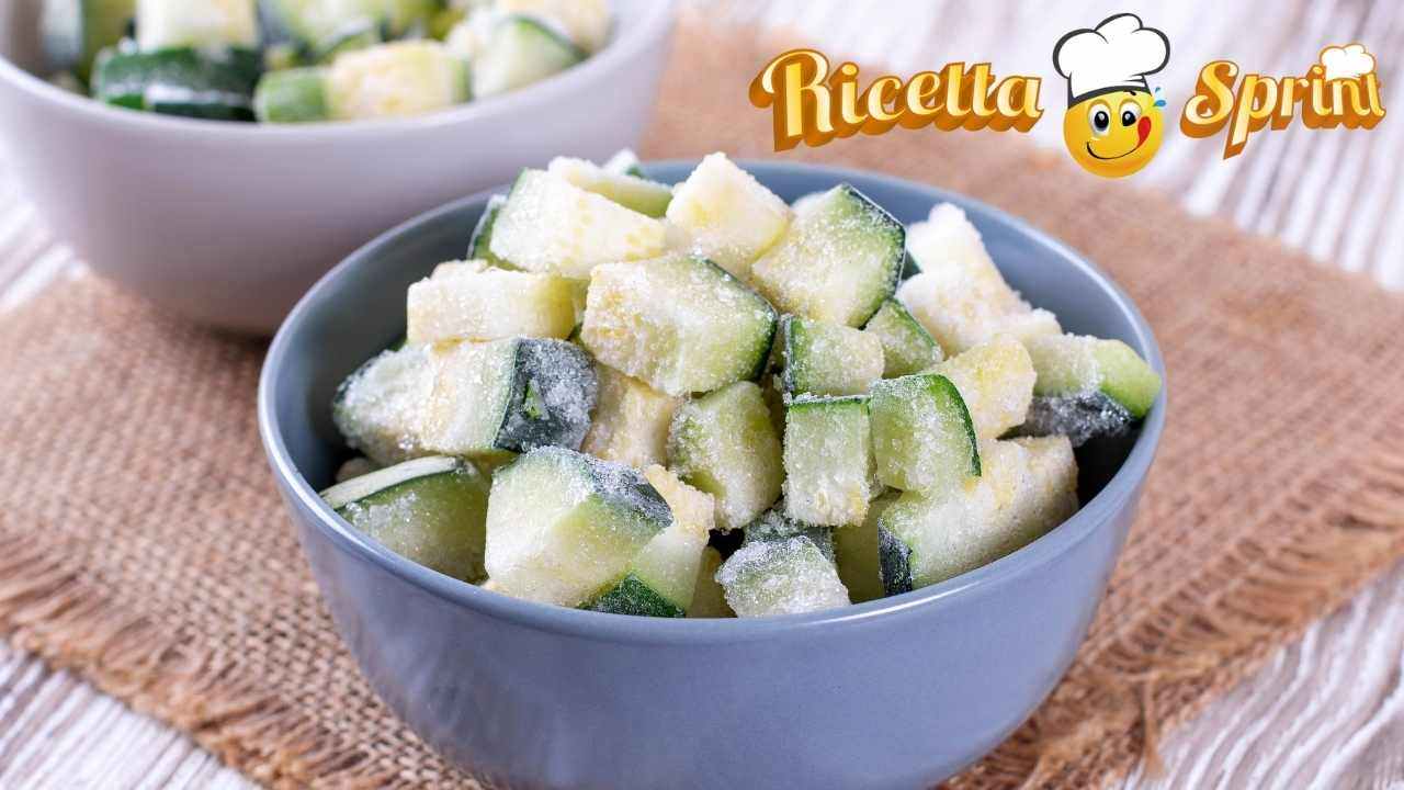 Come congelare le zucchine crude o cotte e conservarle a lungo