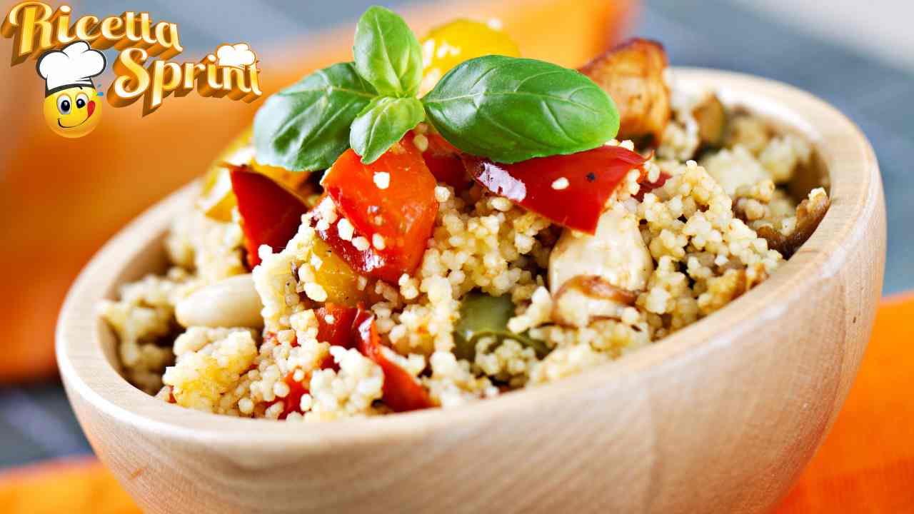 Cous cous con verdure di Benedetta Rossi ideale nelle calde giornate estive
