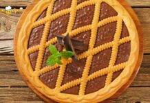 Crostata bigusto, friabile e farcita con tanta crema alla nutella