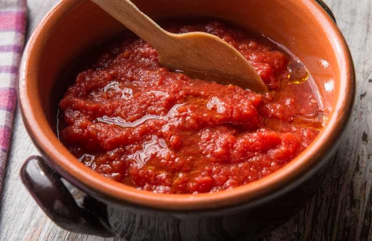 Della polpa di pomodoro