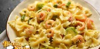 Farfalle gamberi e fagiolini piatto godurioso e genuino, solo così prenderai tutti per la gola