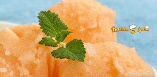 Fresco e buonissimo il mio gelato al melone senza gelatiera