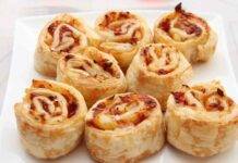 Girelle sfogliate gusto pizza, per un aperitivo eccezionale con gli amici Girelle sfogliate gusto pizza