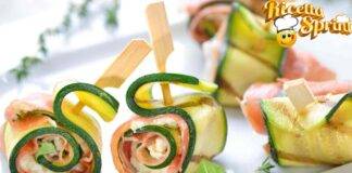 Involtini di zucchine grigliate ti basteranno solo 10 minuti e saranno pronti