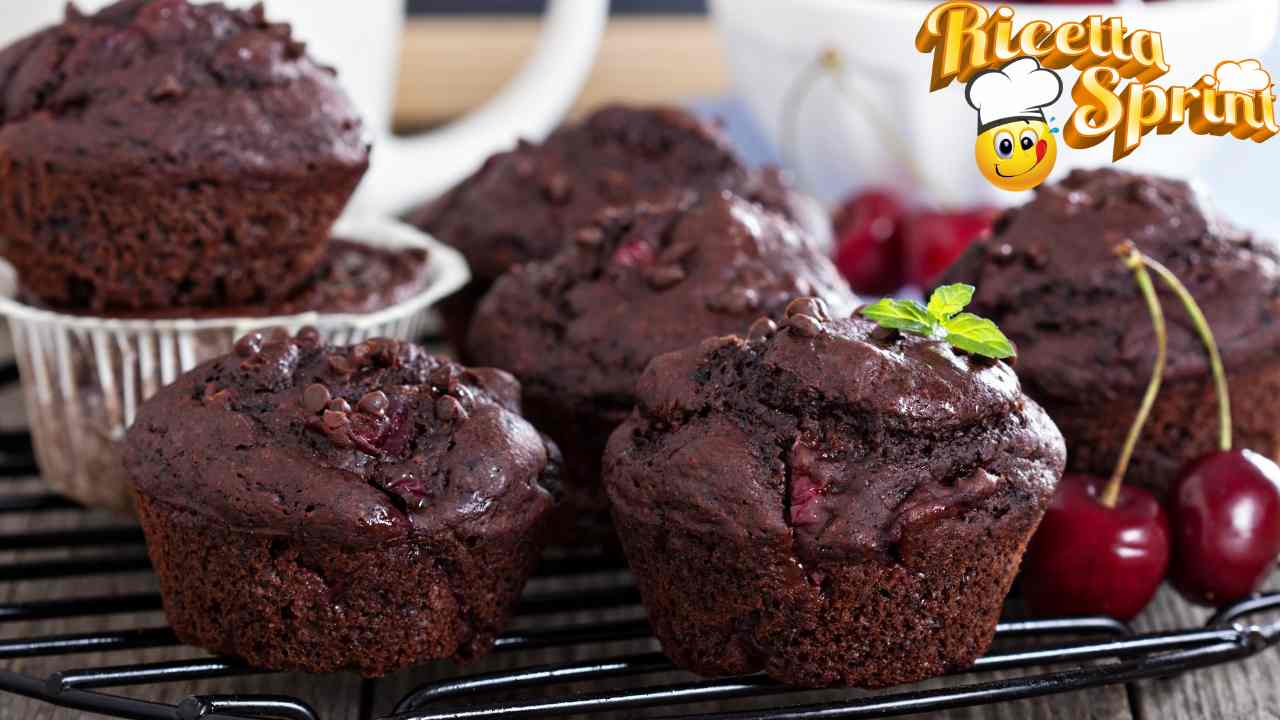 Muffin al cacao light semplici ingredienti per un dessert da urlo!