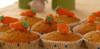 Muffin di arancia e carote