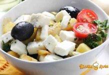 Patate pomodorini e feta la mia buonissima insalata greca estiva