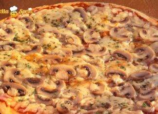 Pizza con i funghi come quella del ristorante, la ricetta è infallibile