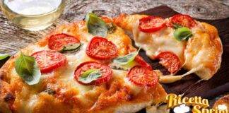 Pizza margherita con pomodorini filante e gustosa, la cena perfetta per tutta la famiglia