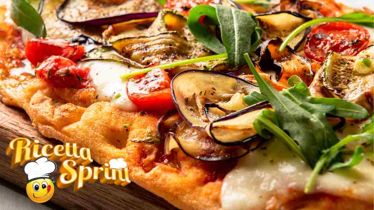 Pizza vegetariana per una cena leggera e senza sensi di colpa