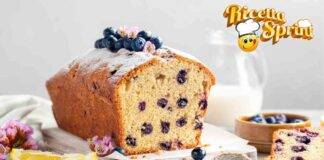 Plumcake ai mirtilli e yogurt per la colazione di tutta la famiglia, una fetta tira l'altra