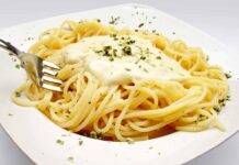 Spaghetti veloci alla burrata, una fresca e deliziosa idea filante per l’estate Spagnetti veloci alla burrata