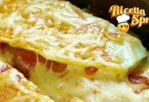 parmigiana bianca con prosciutto e zucchine