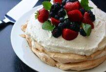 Tortina pavlova al caffé