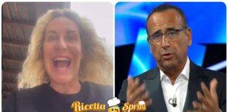 Antonella Clerici video Carlo Conti preoccupato - RicettaSprint