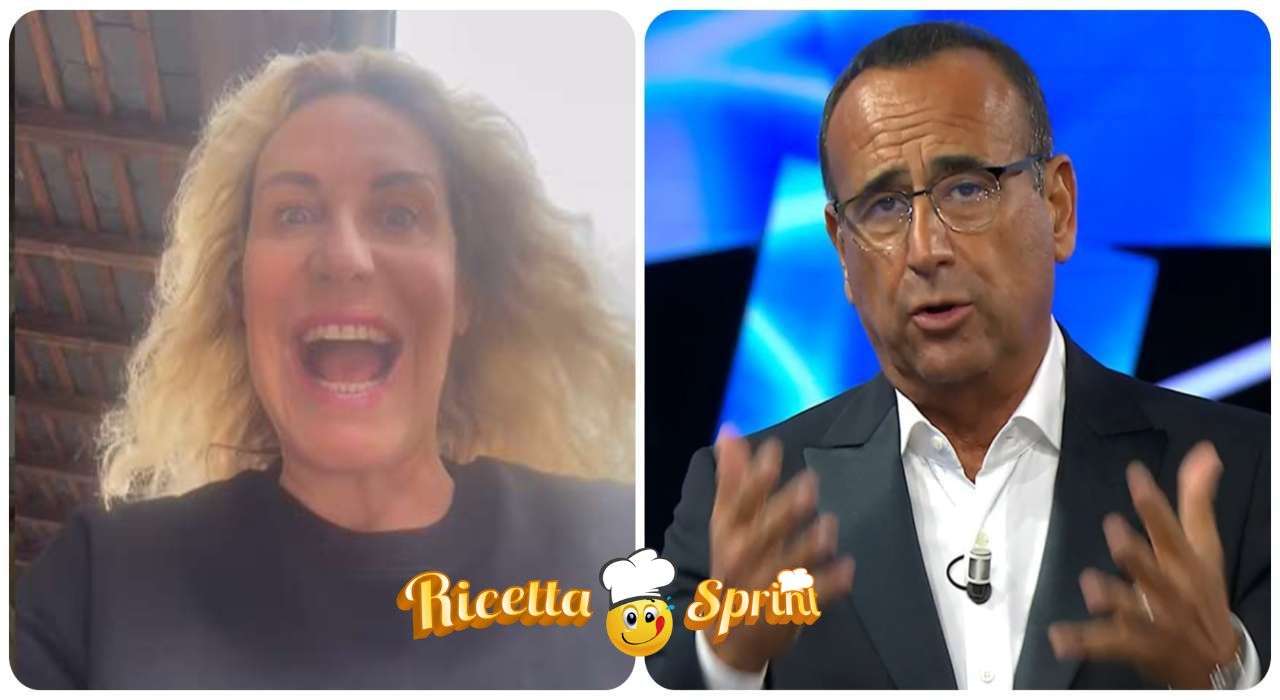 Antonella Clerici video Carlo Conti preoccupato - RicettaSprint