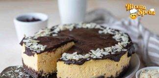 Cheesecake vaniglia e cioccolato dal sapore avvolgente, perfetto anche per una ricorrenza particolare