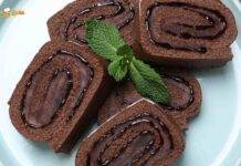 Cioccolato e nutella per il mio rotolo senza cottura