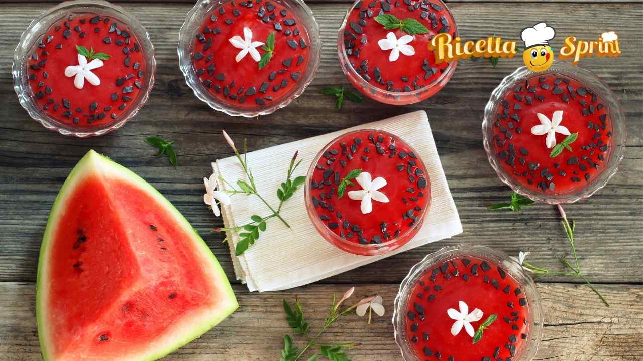 budino di melone