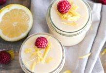 Crema di formaggio dolce al limone