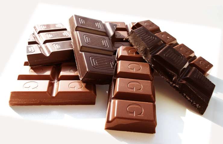 Diversi tipi di cioccolato