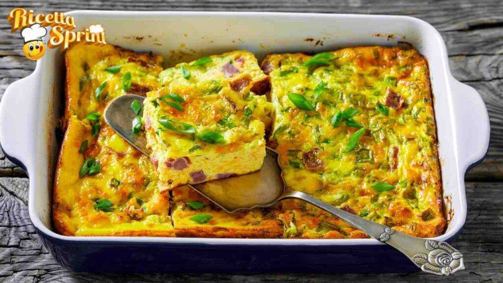 Frittata pancetta e zucchine piatto ricco e saporito, provalo e vedrai