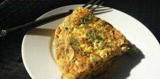 Frittata soffice di verdure al forno