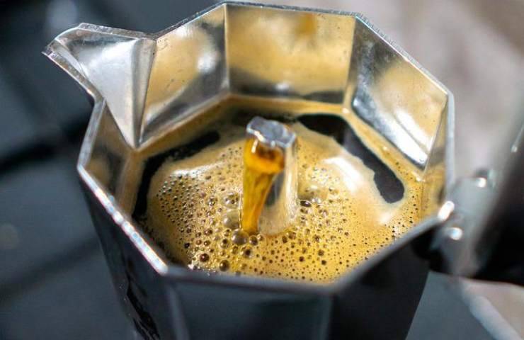 Il caffè che sta salendo