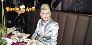 Ivana Trump morte ristorante italiano - RicettaSprint